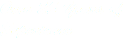 Over 25 Years of Experience